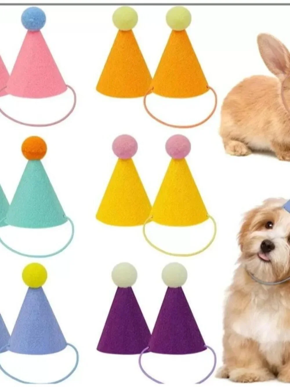 Dog Colorful Themed Birthday Party Decorations Set – Banner, Garland & Toppers